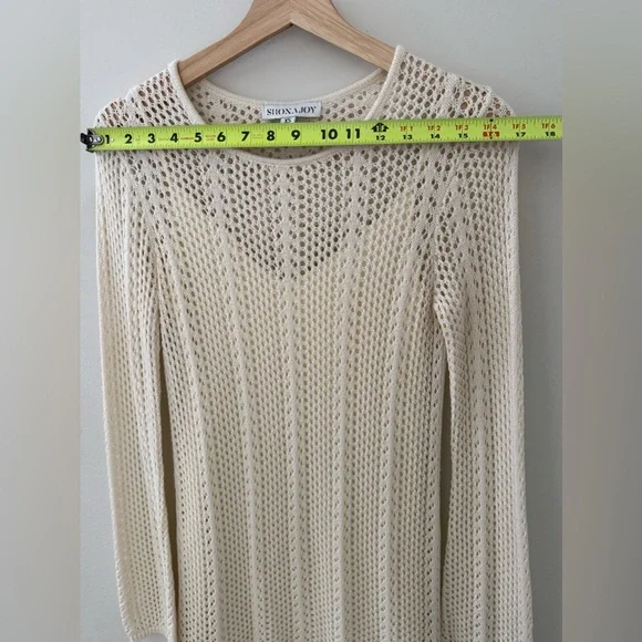 Shona Joy Arlo Long Sleeve Mini Dress Ivory XS Brand New - Picture 5 of 7